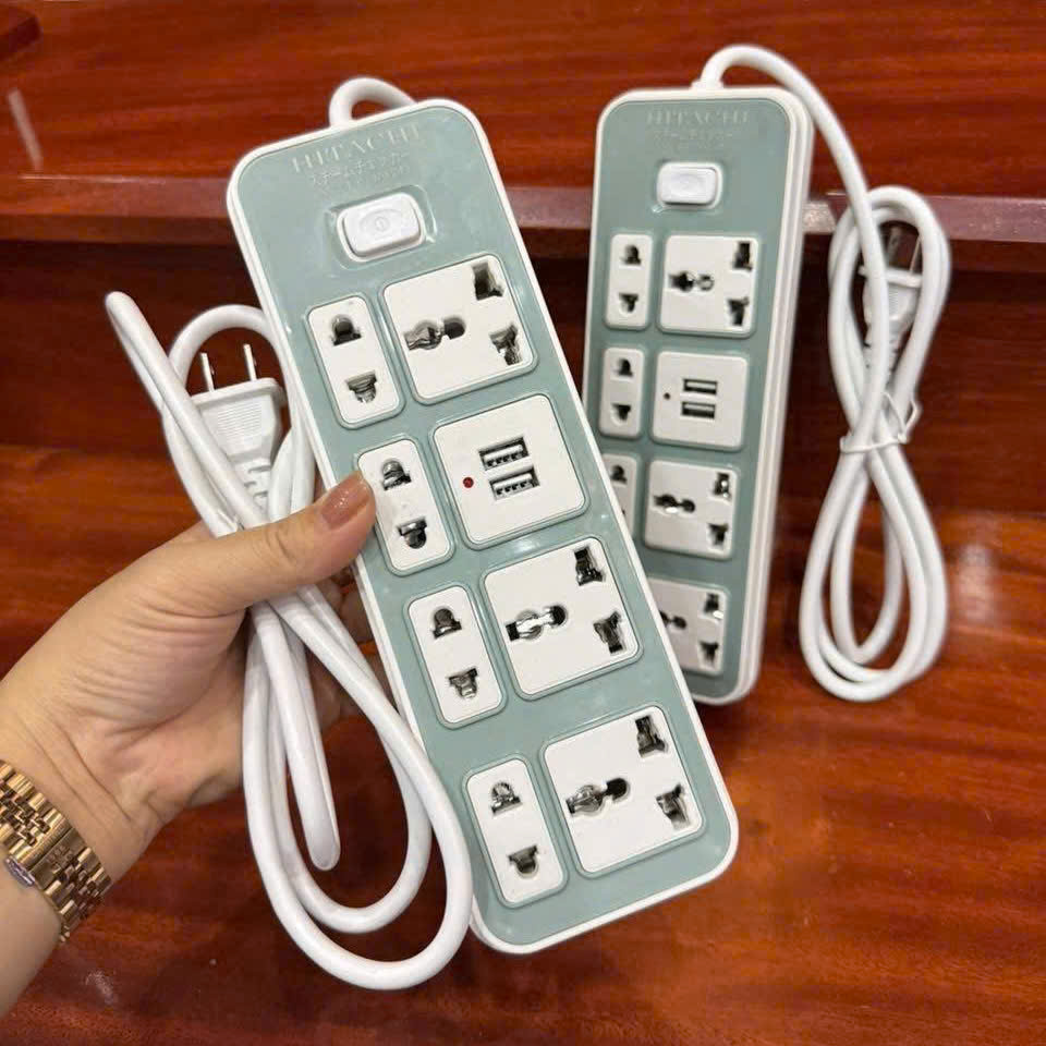 [100] Ổ Cắm Điện Đa Năng Có Cổng USB 1524U-2M