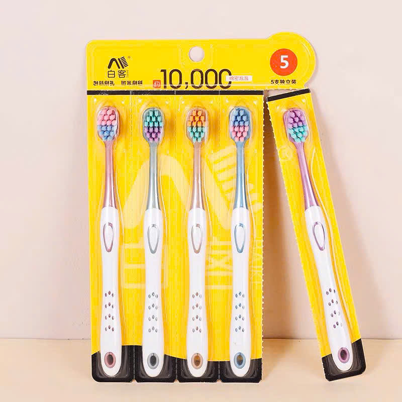 [100] Set 5 Bàn Chải Đánh Răng Ngũ Sắc