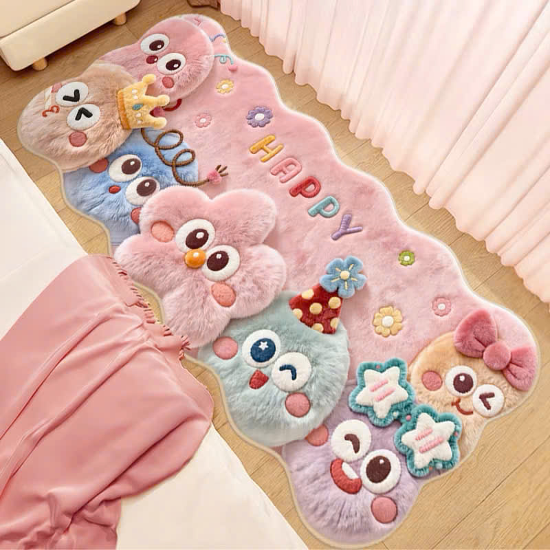 [100] Thảm Chân Giường Lông Cừu HOẠT HÌNH Mới