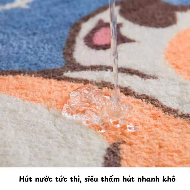 [100] Thảm Chân Giường Lông Cừu HOẠT HÌNH Mới