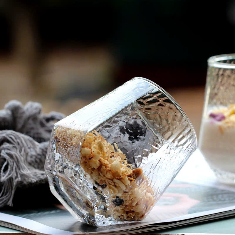 [12] Set 6 Ly Thuỷ Tinh Lục Giác DELI 5163