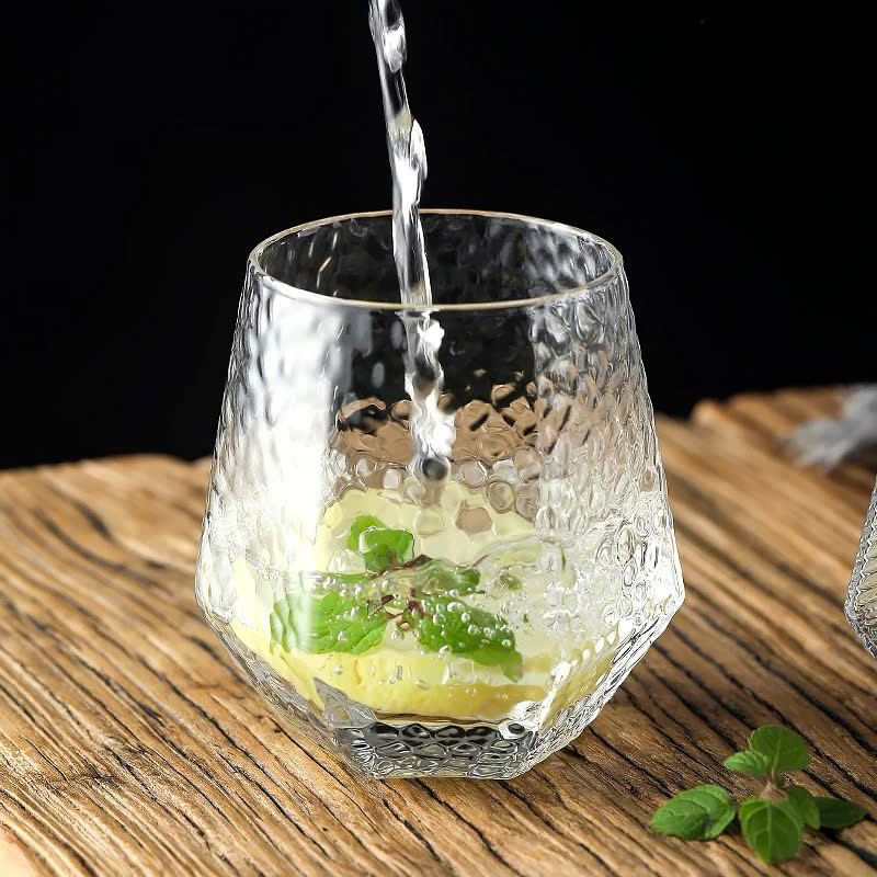 [12] Set 6 Ly Thuỷ Tinh Lục Giác DELI 5163