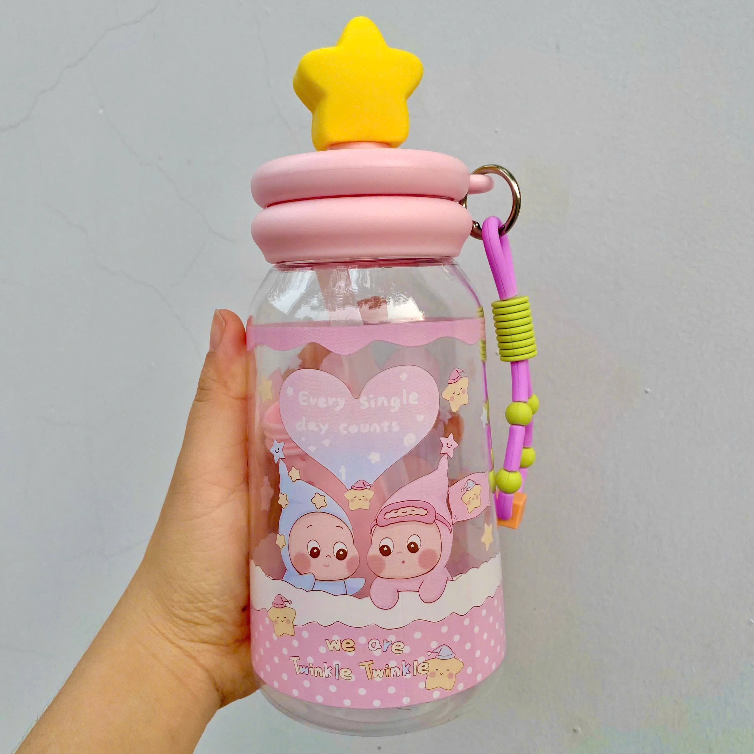 [60] Bình Nhựa Thể Thao Có Nắp Bấm Courage 800ml