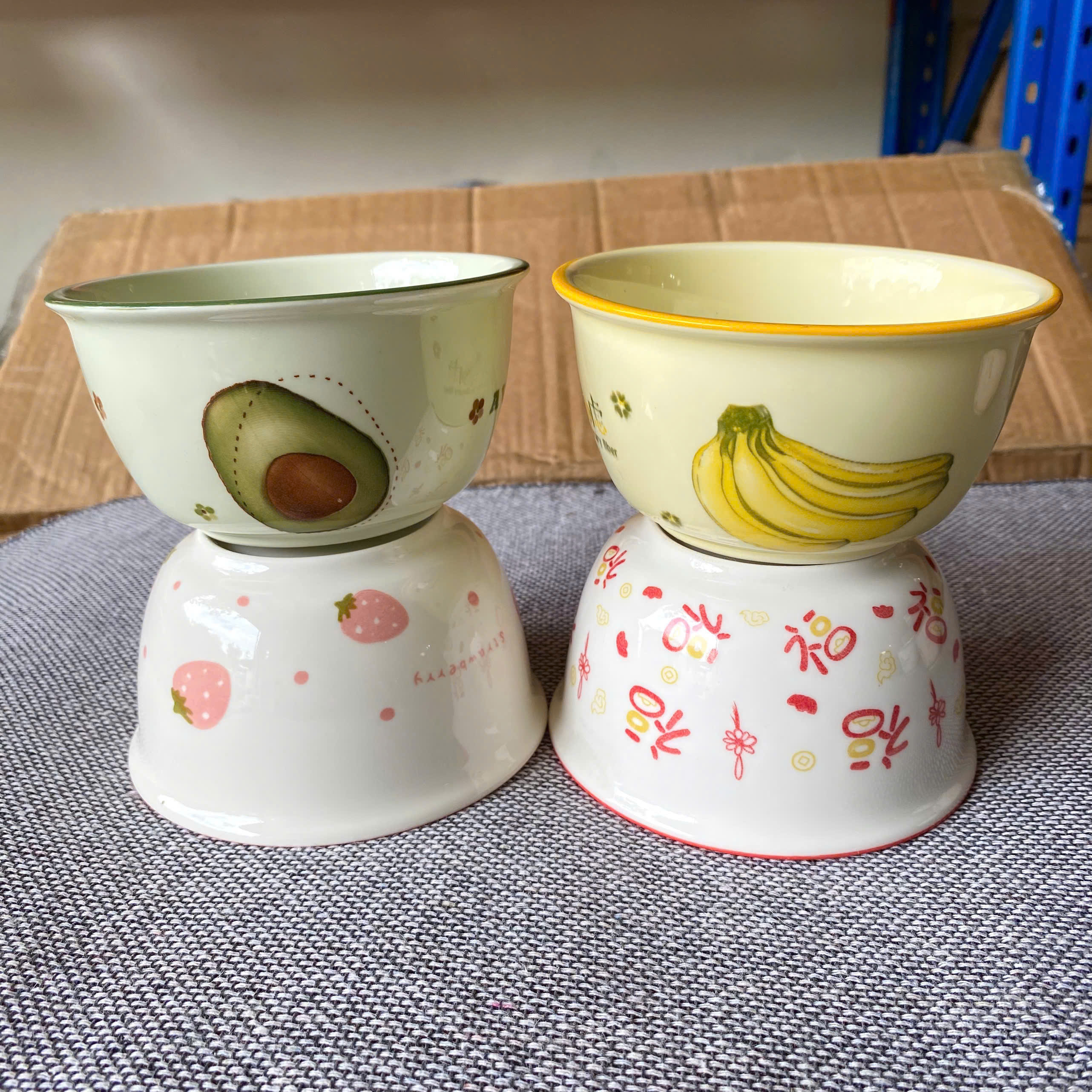 [120] Chén Sứ HOẠT HÌNH 4.75inch Mix (V+)