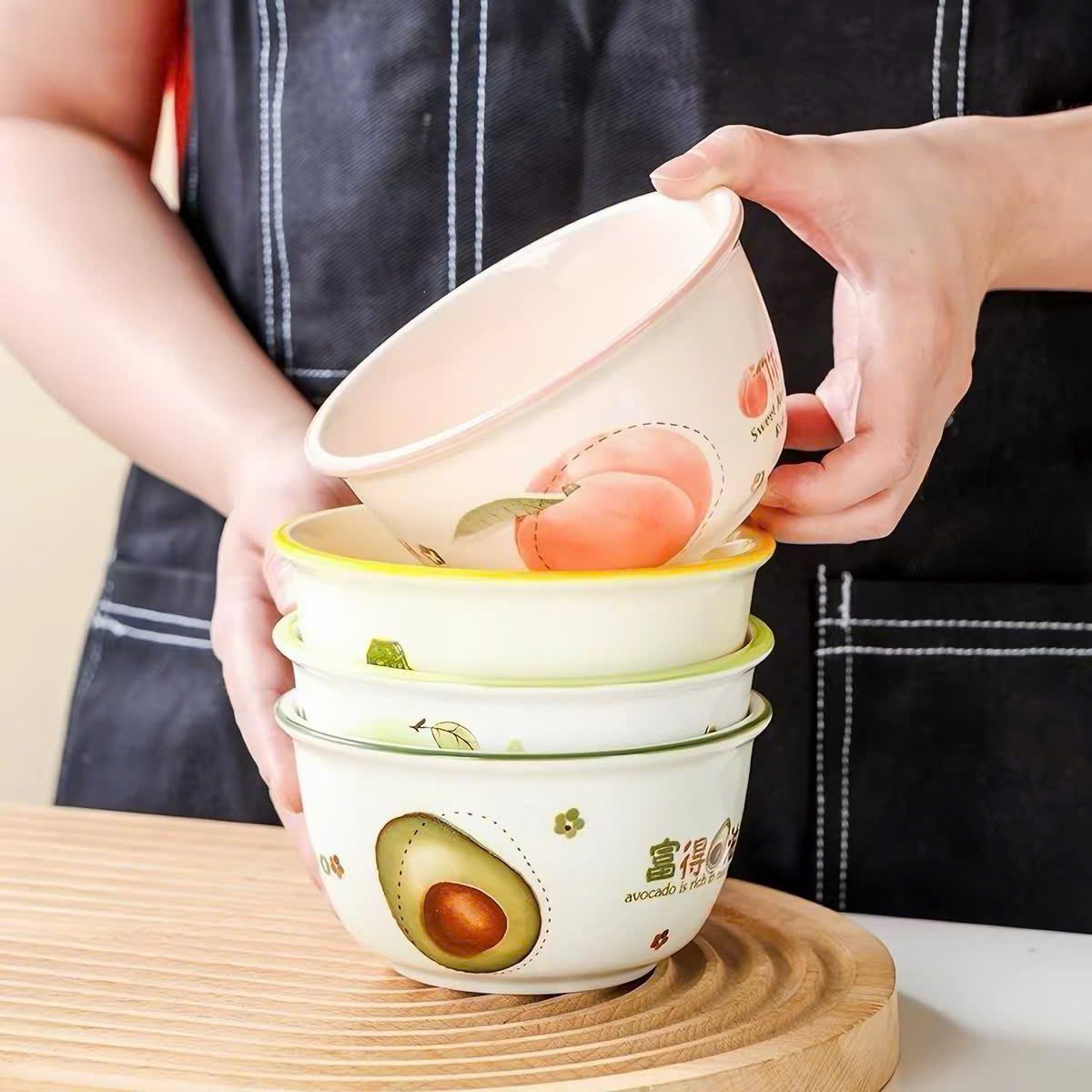 [120] Chén Sứ HOẠT HÌNH 4.75inch Mix (V+)