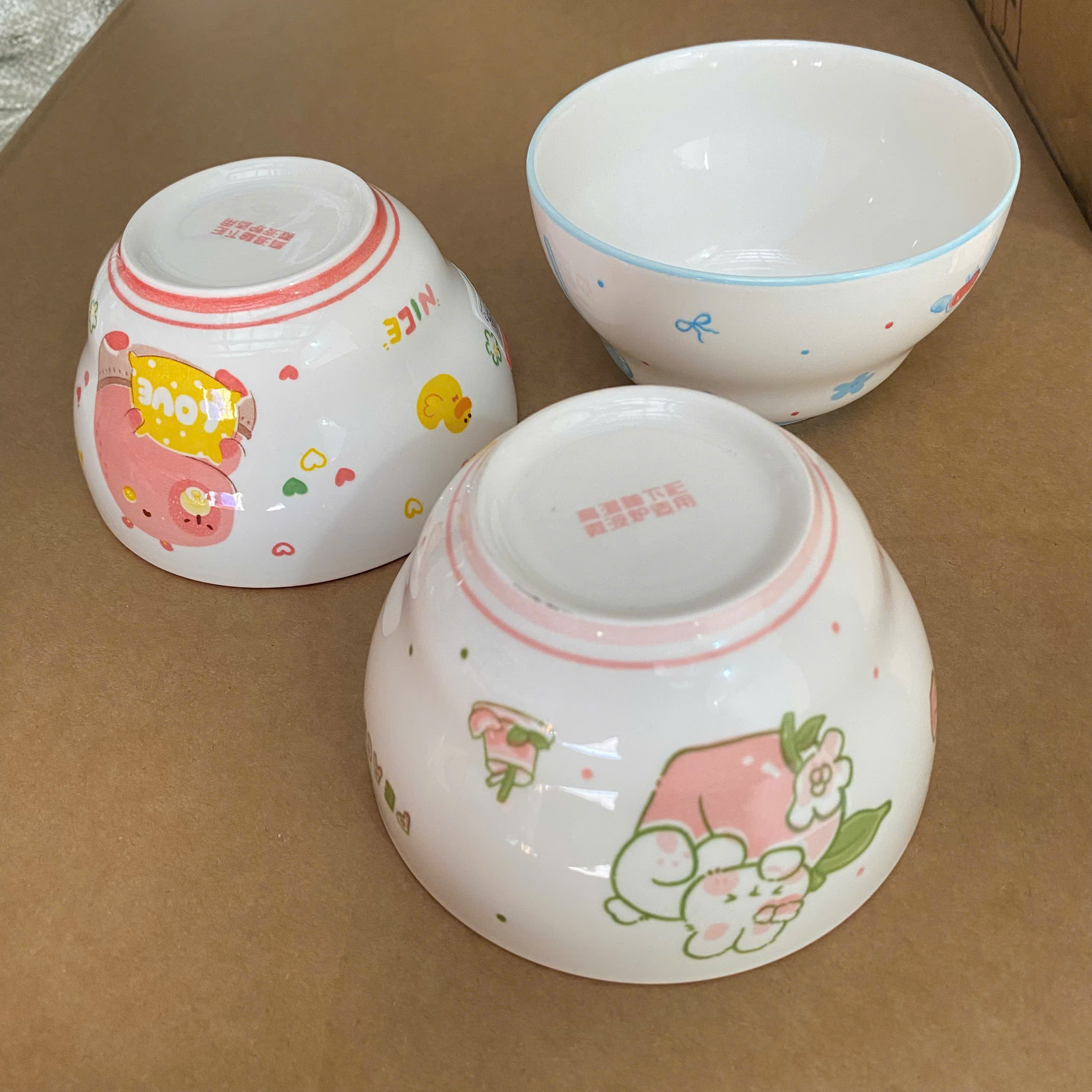[120] Chén Sứ Hoạt Hình 4.5inch (V)