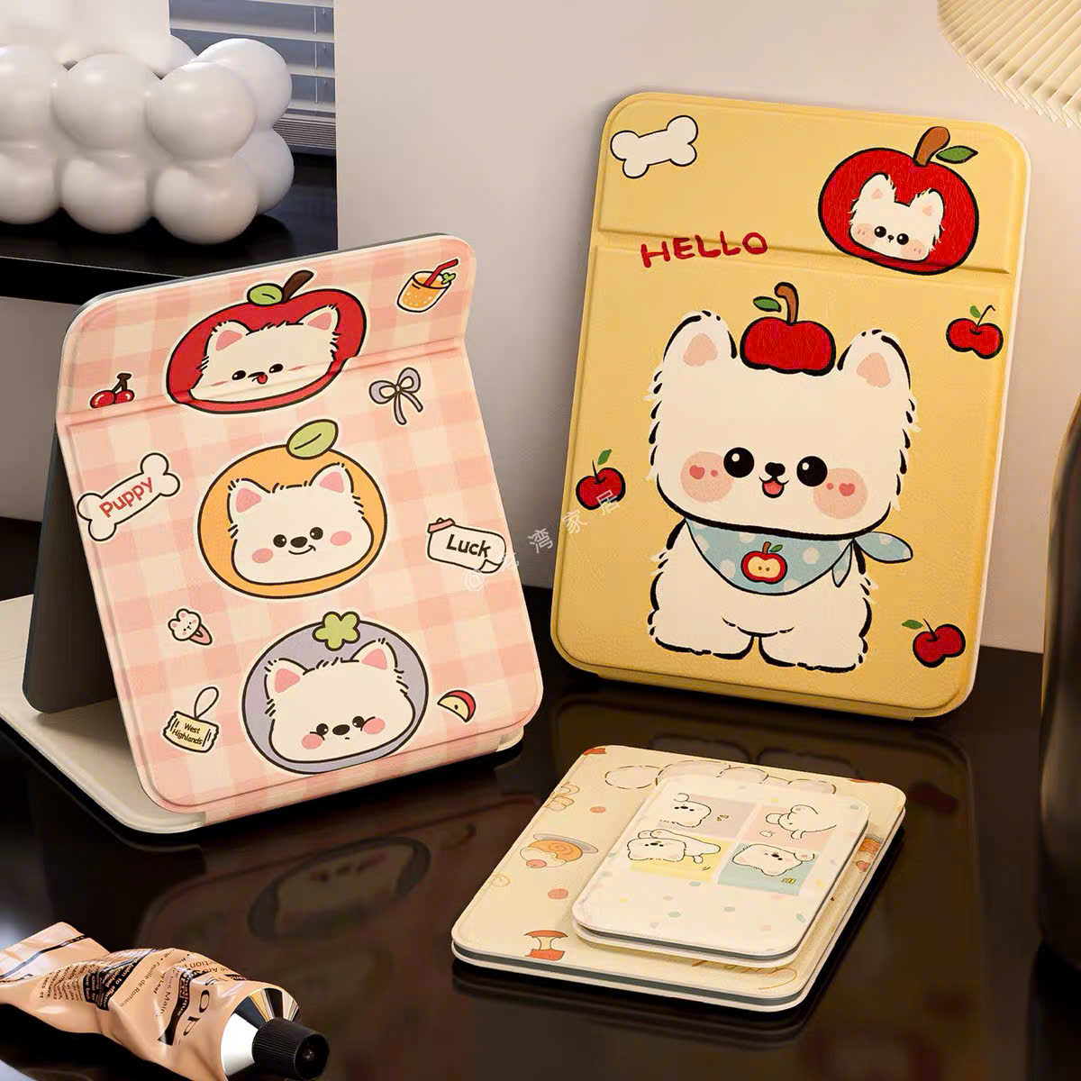[120] Gương Gấp Gọn Bọc Da 20.5cm