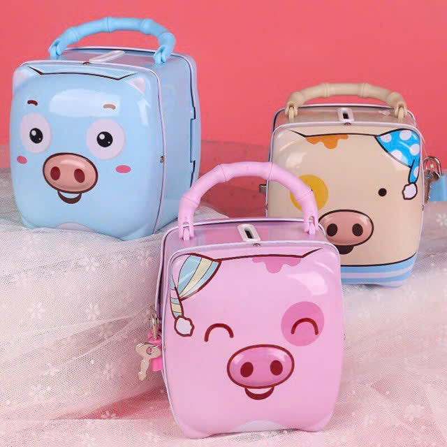 [120] Két Sắt Mini Hình HEO Cho Bé