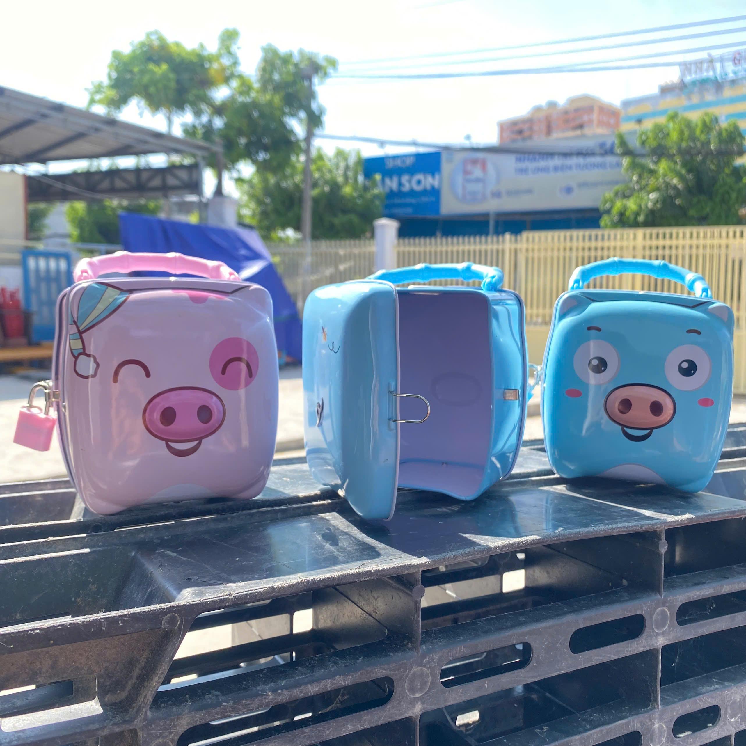 [120] Két Sắt Mini Hình HEO Cho Bé