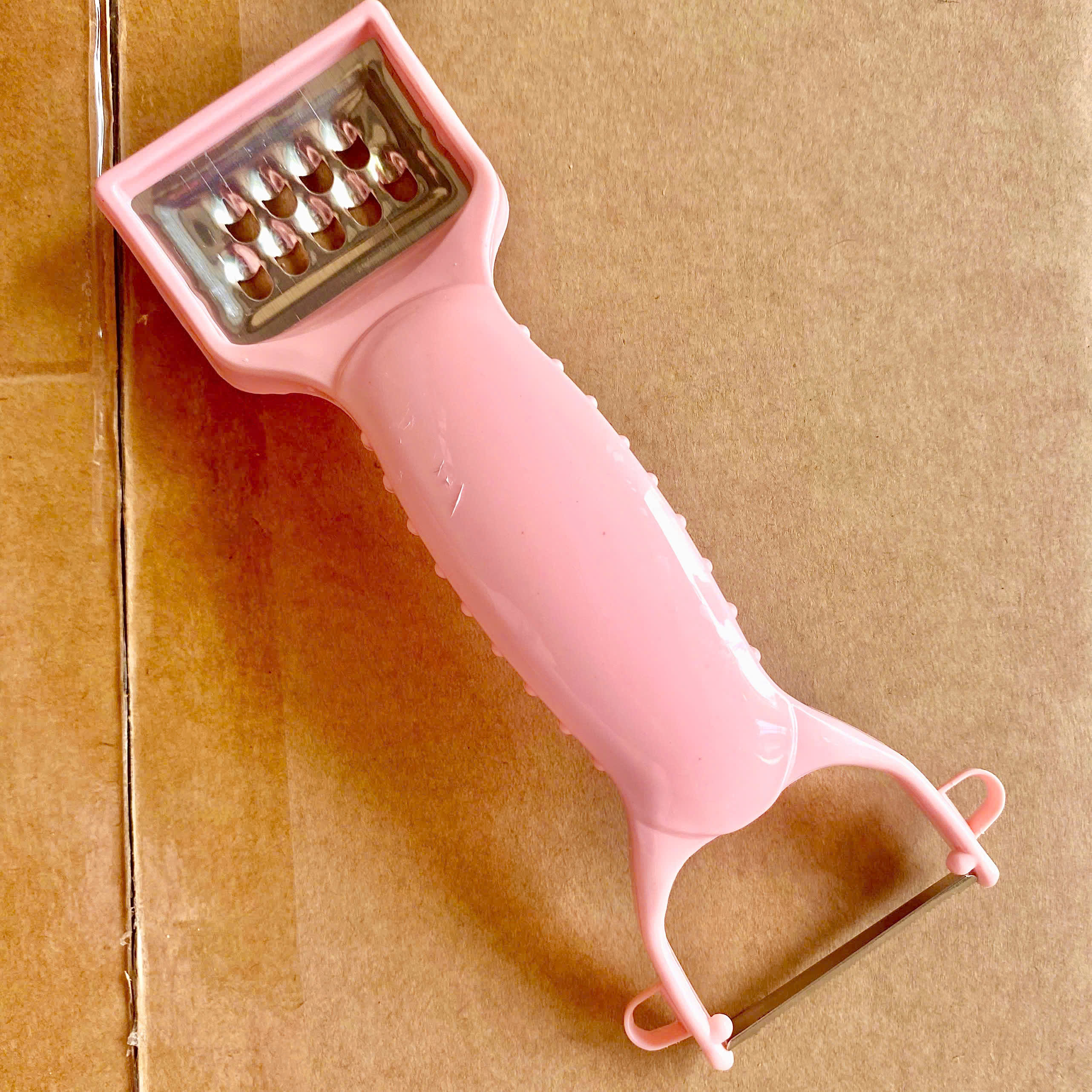 [1200] Dụng Cụ Nạo Vỏ Hoa Quả Nhựa 2 Đầu TA40 (V)