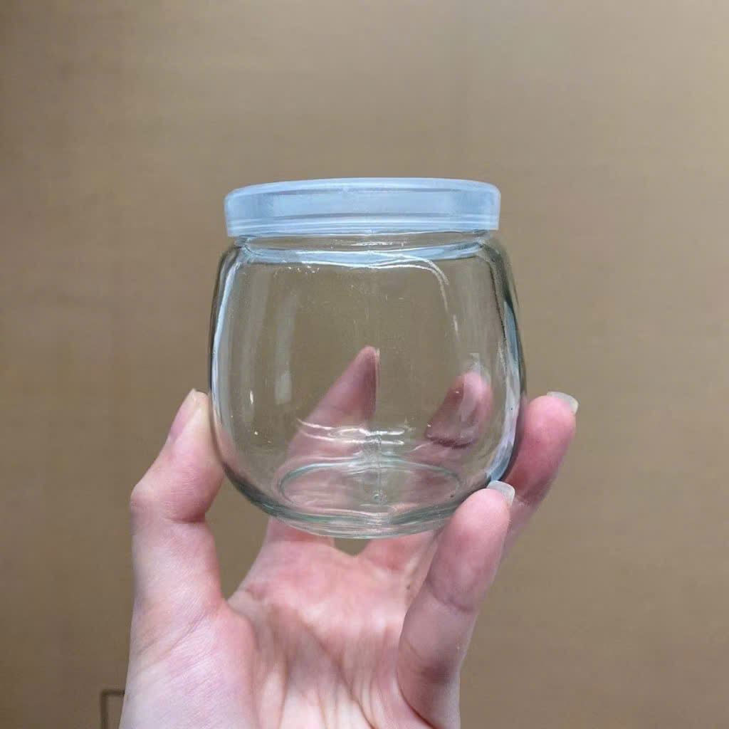 [15] Bộ 12 Hũ Sữa Chua Hình Bầu