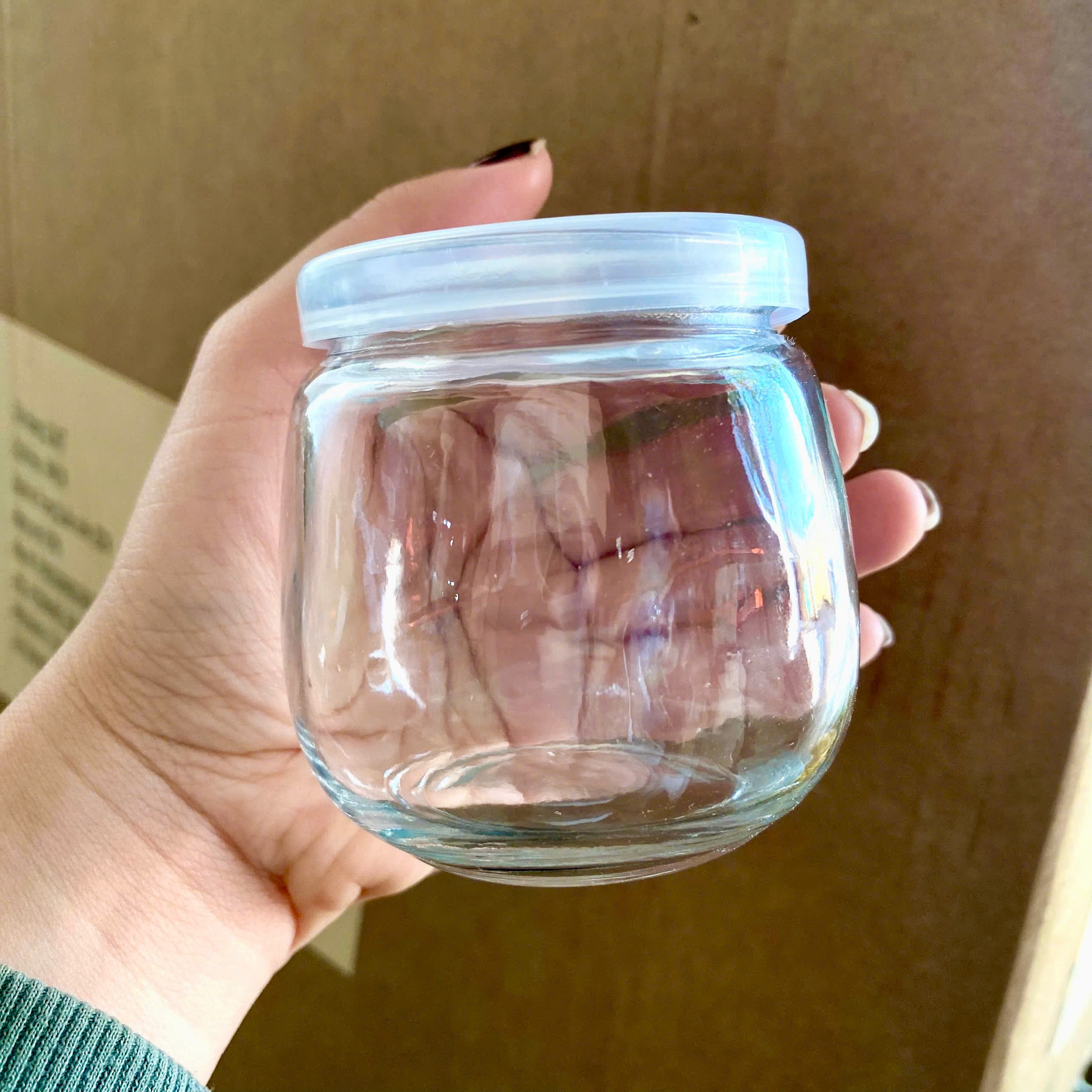 [15] Bộ 12 Hũ Sữa Chua Hình Bầu