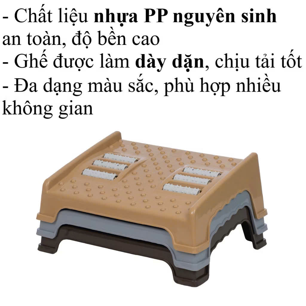 [15] Ghế Kê Chân Có Con Lăn 2135