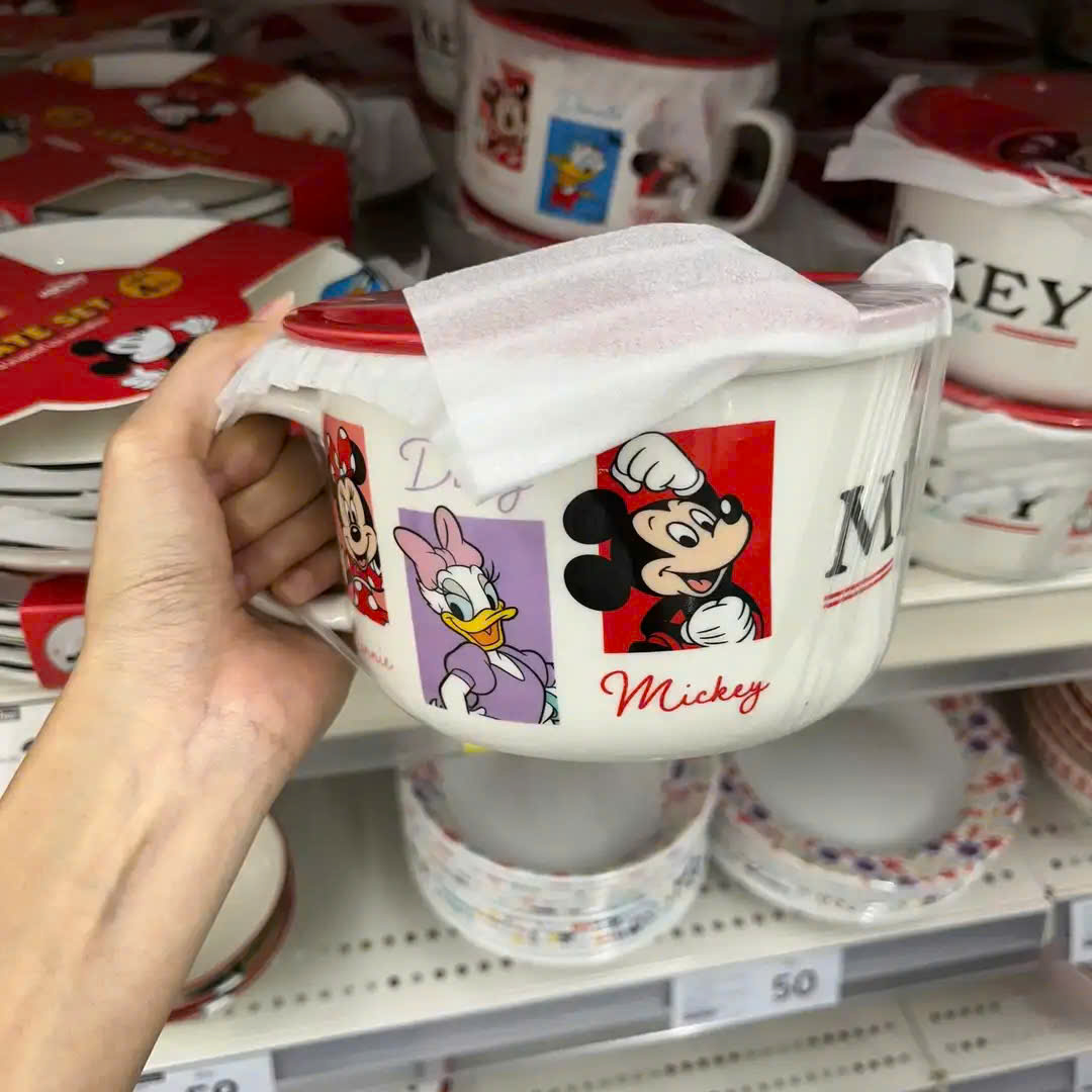 [16] Thố Sứ Có Tay Cầm 6inch MICKEY (V+)