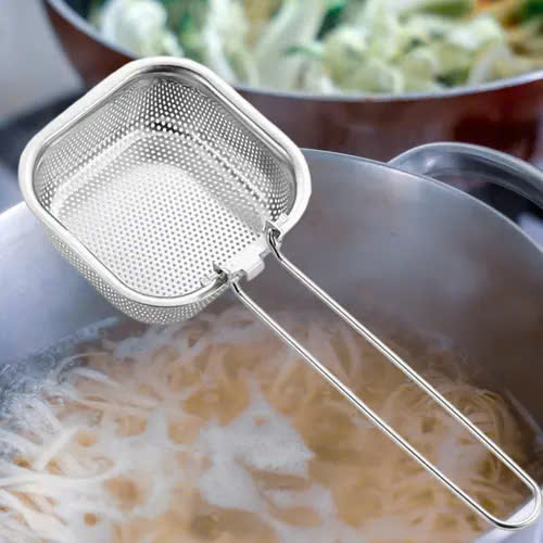 [160] Vá Lưới Inox Lọc Đồ Ăn VUÔNG