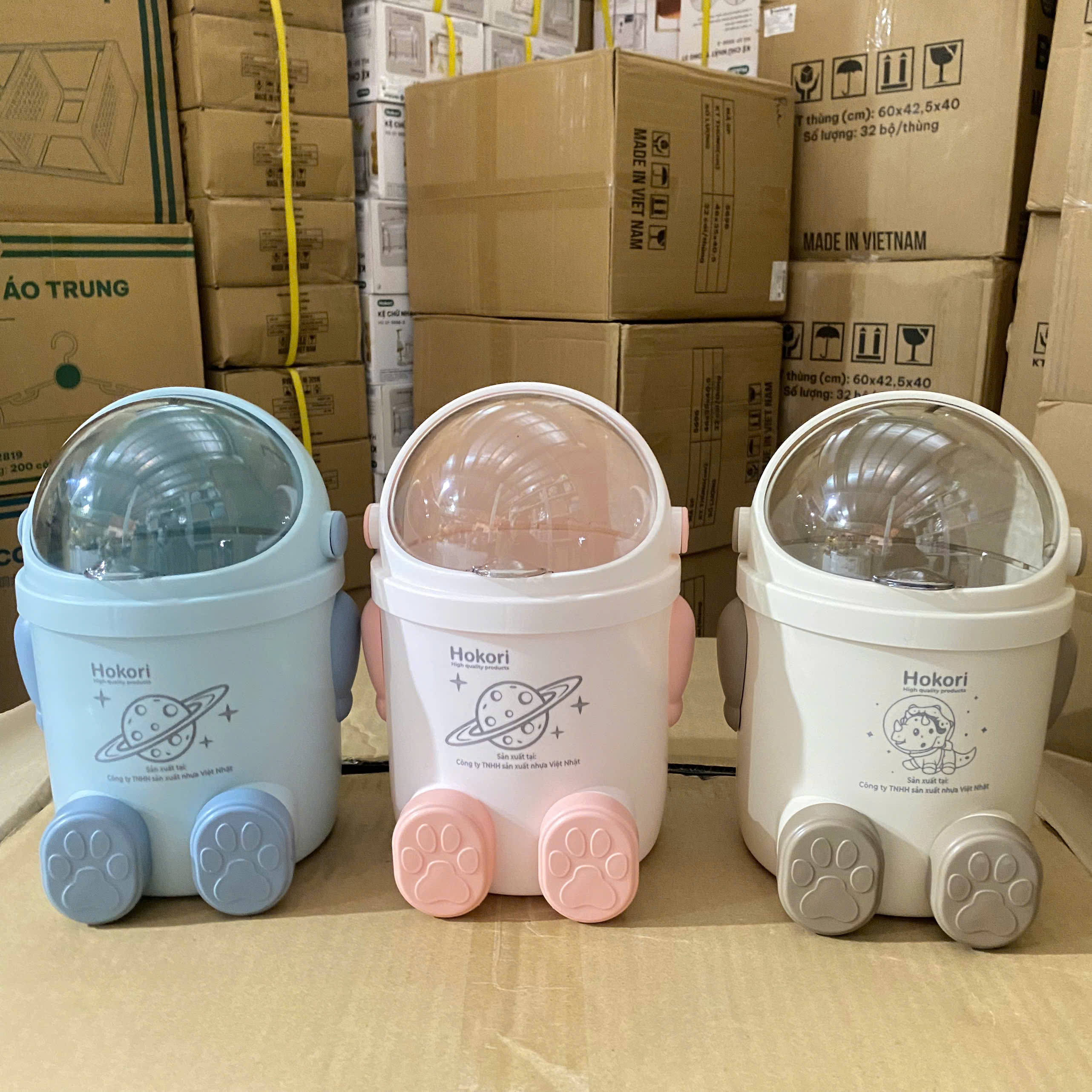 [18] Thùng Rác Robot Mini Hokori 5268