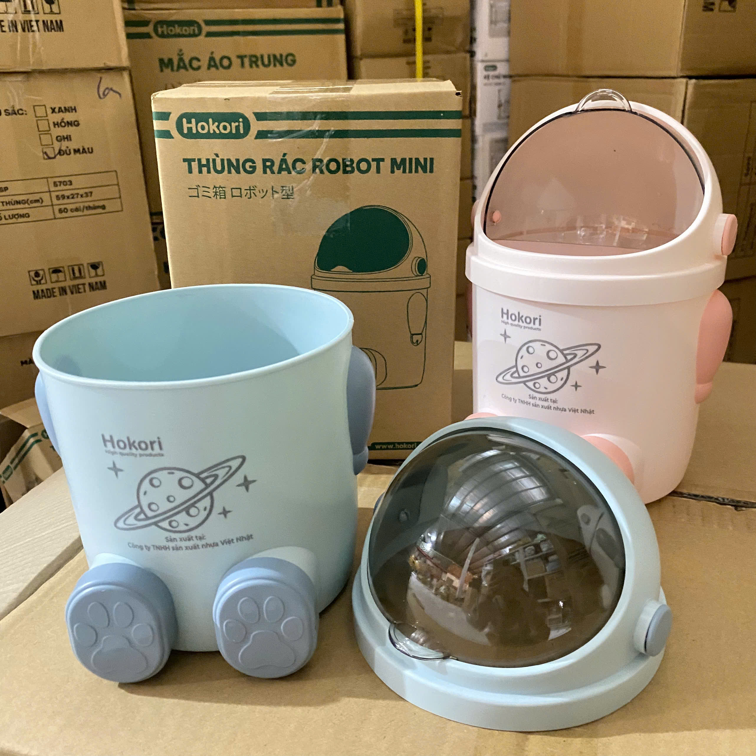 [18] Thùng Rác Robot Mini Hokori 5268