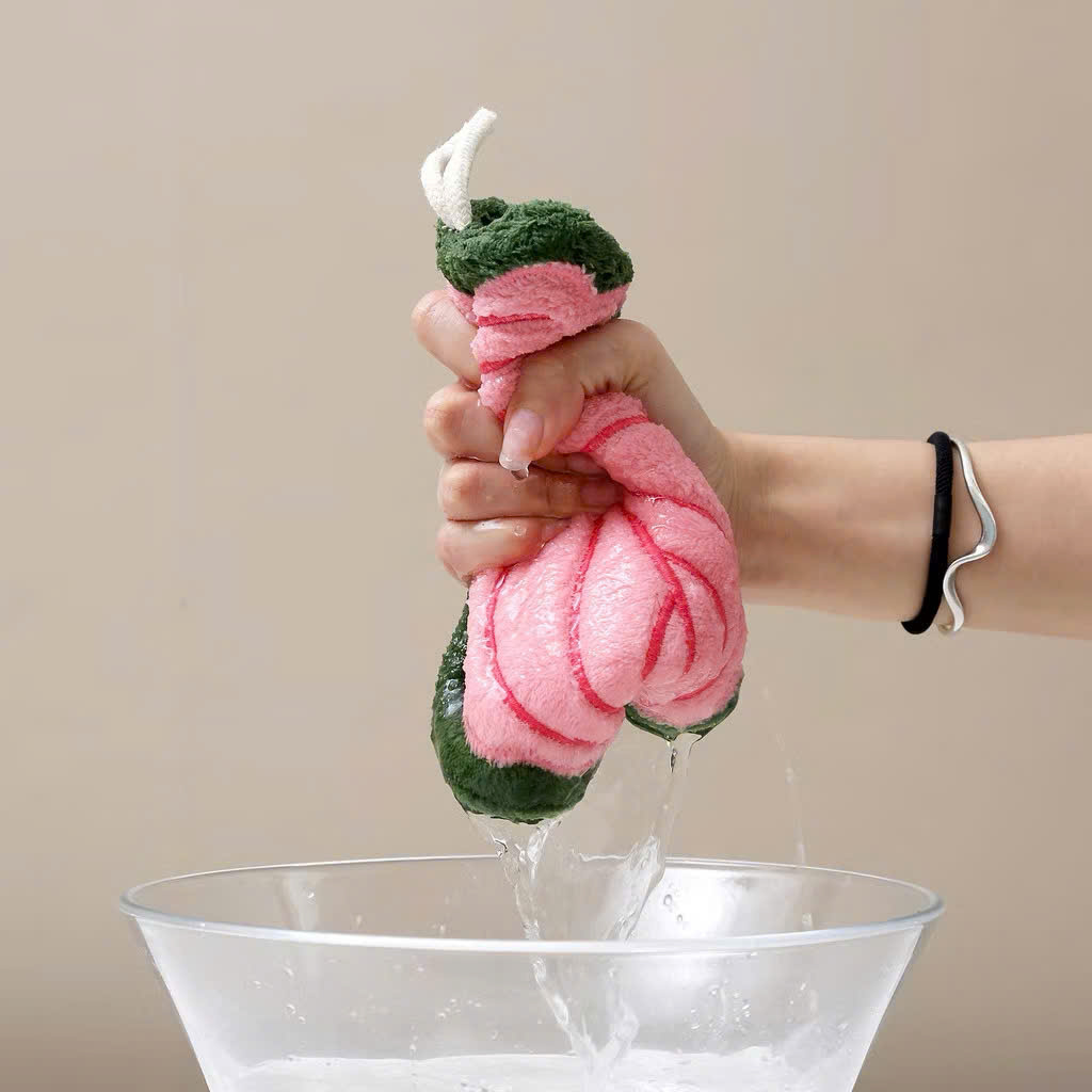 [189] Khăn Lau Tay Hình LÁ