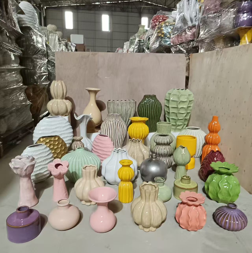 [20] Bình Hoa Sứ Phong Cách CHÂU ÂU (size L)