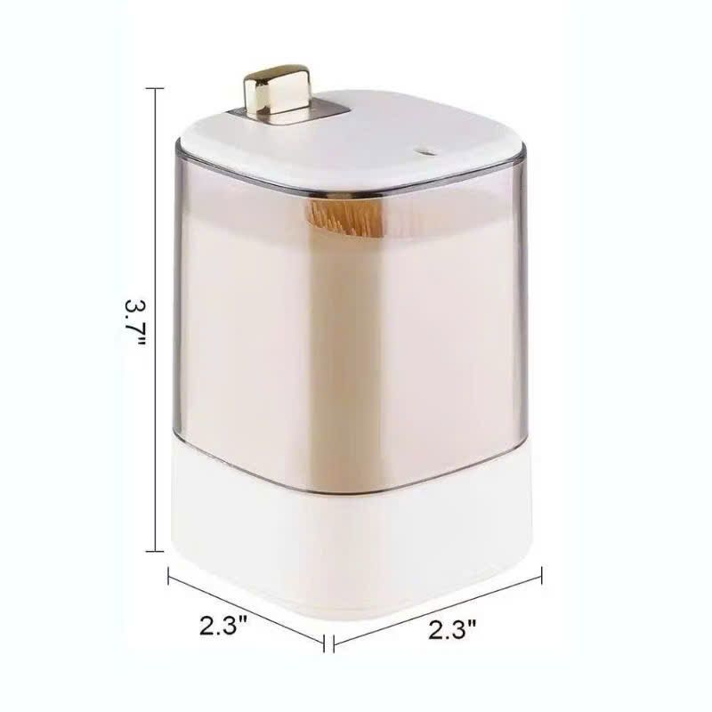 [200] Hộp Đựng Tăm Có Nút BẤM 886