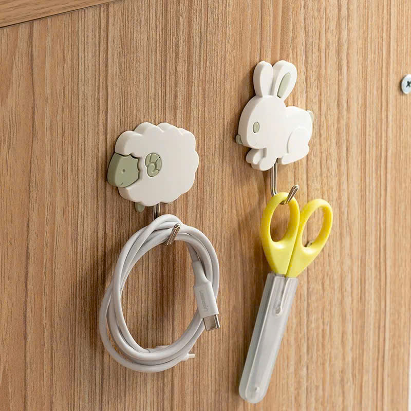 [200] SET 3 Móc Dán Tường TRẮNG HÌNH THÚ 2079