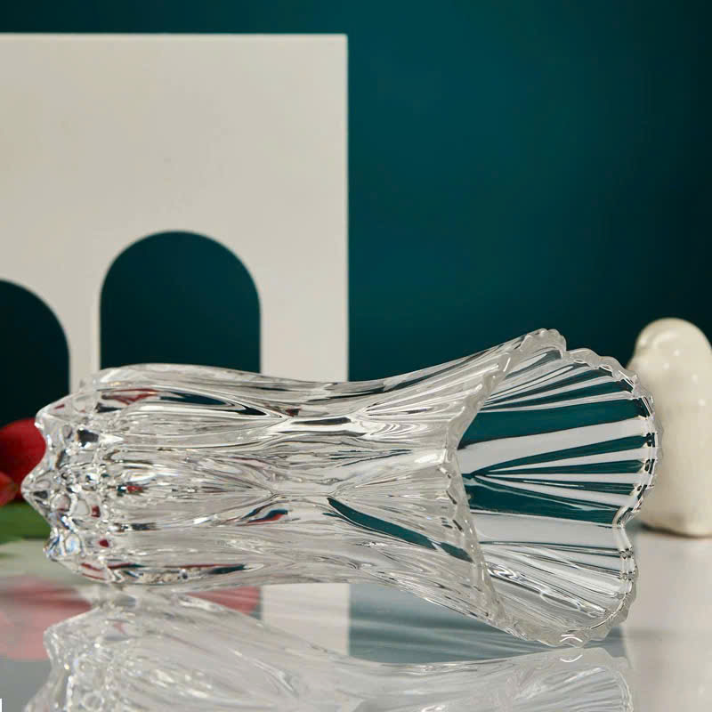 [24] Bình Cắm Hoa Thủy Tinh 19cm Red Cherry XMHP-FP069 (V)