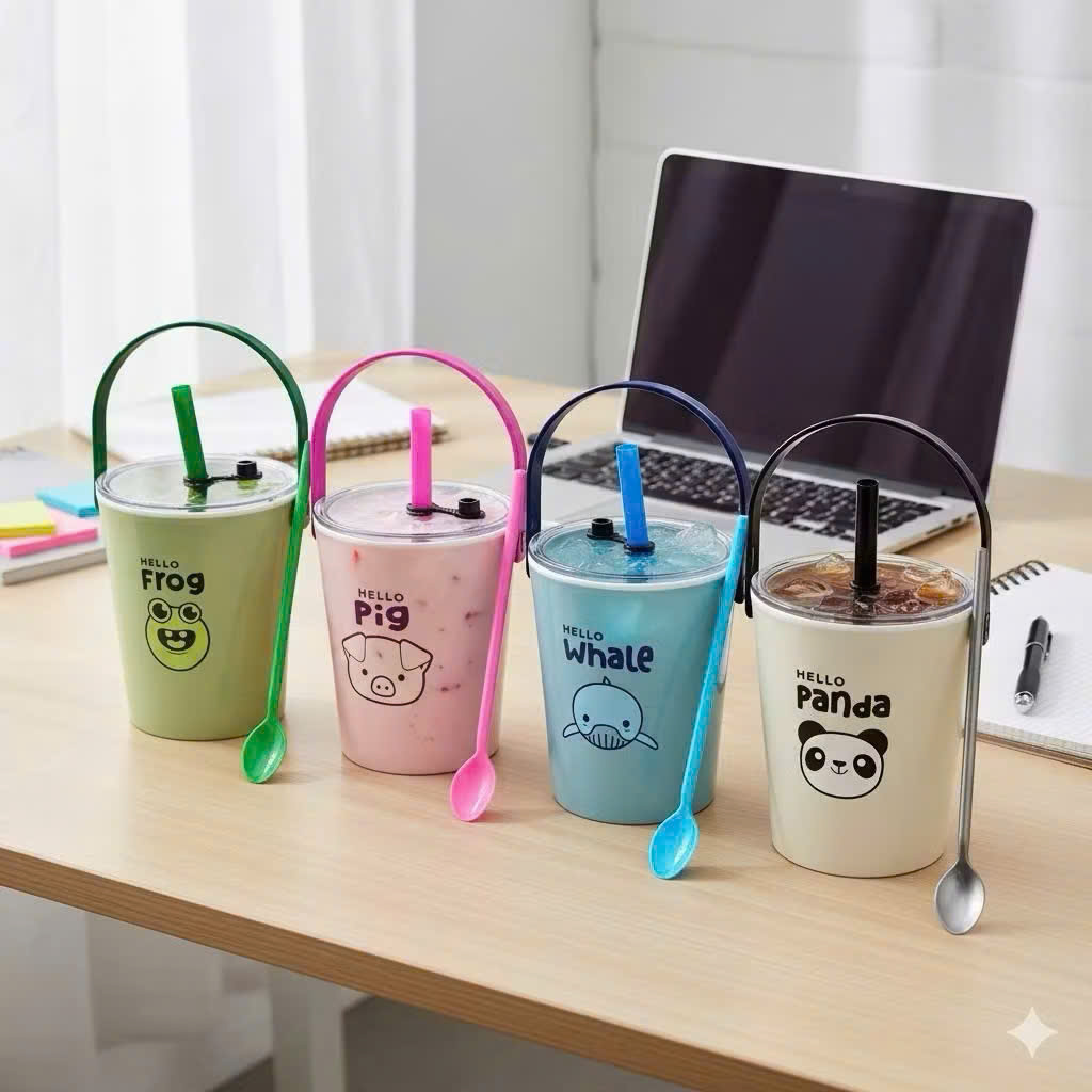 [24] Ly Nhựa Giữ Nhiệt X.O Có Quai Xách 1000ml 5810 (V)