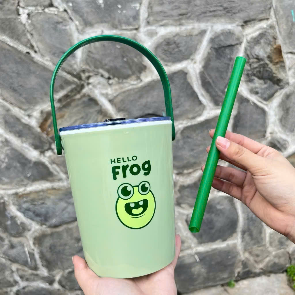 [24] Ly Nhựa Giữ Nhiệt X.O Có Quai Xách 1000ml 5810 (V)