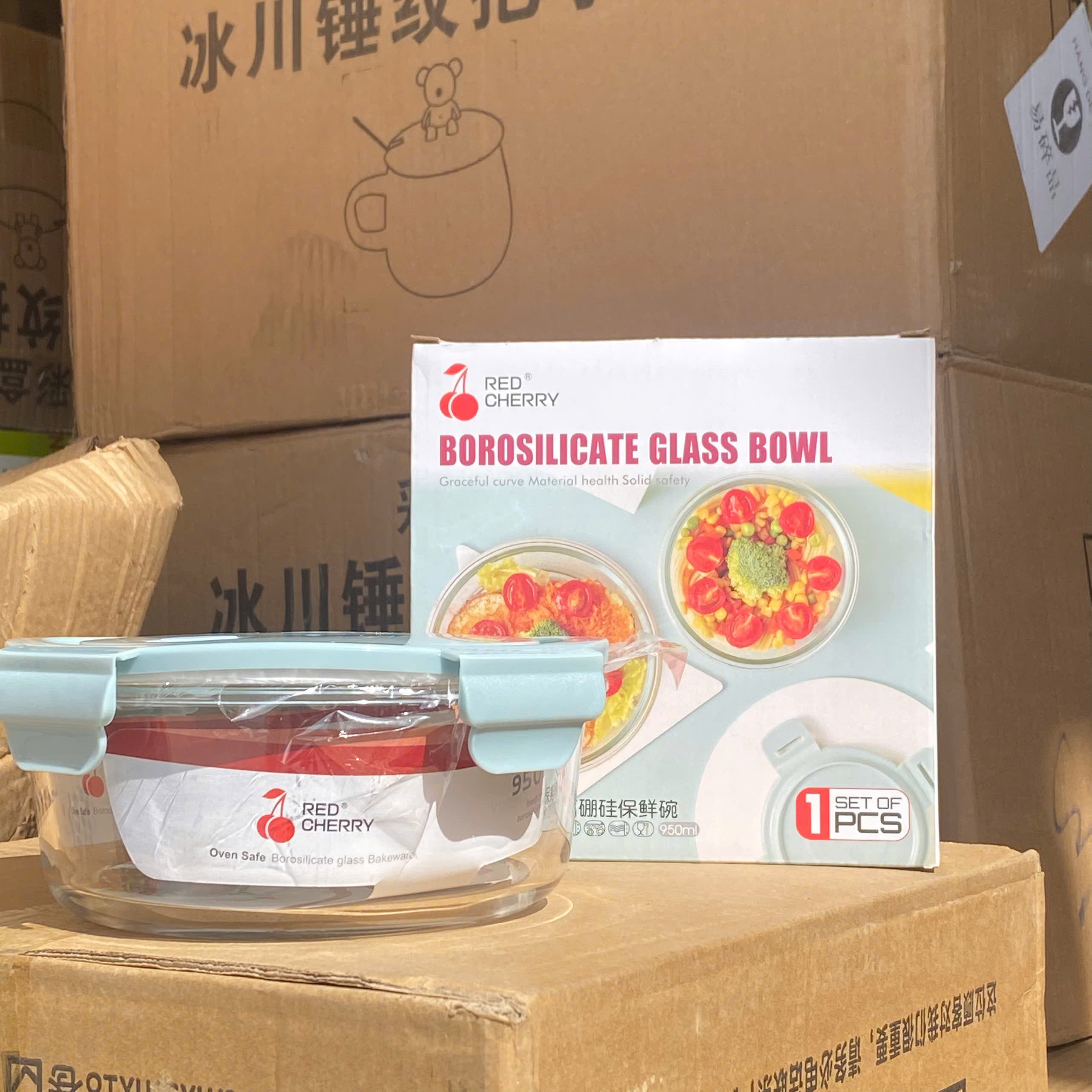[24] Thố Thủy Tinh TRÒN GPBX3001 950ml