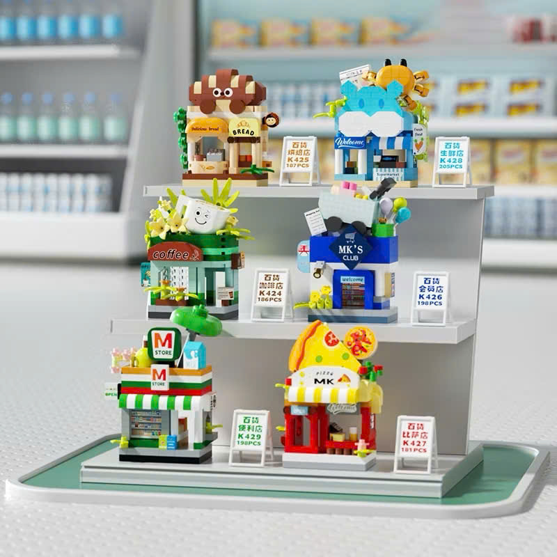 [240] Bộ Lego 3D Mô Hình SHOPING Mini
