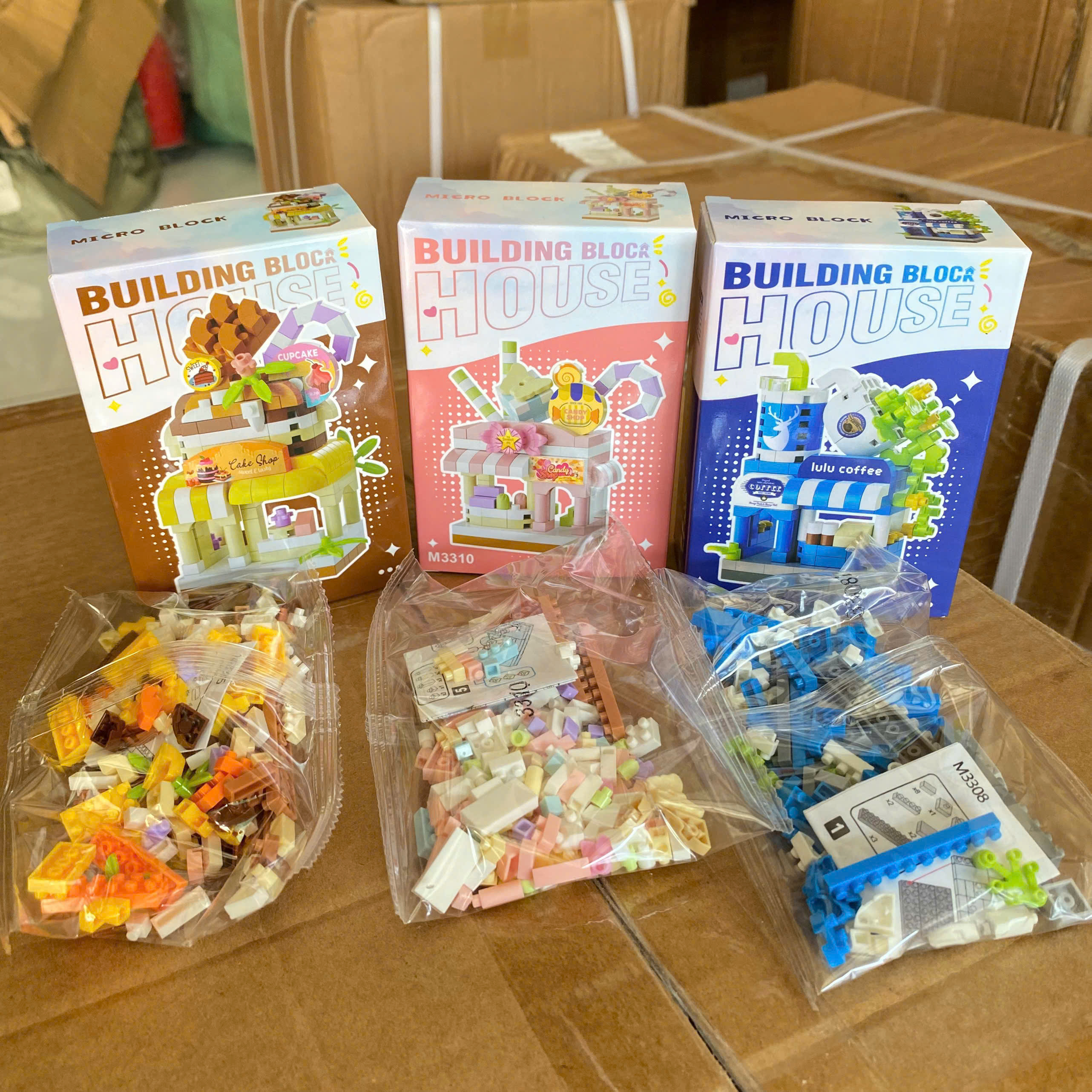 [240] Bộ Lego 3D Mô Hình SHOPING Mini
