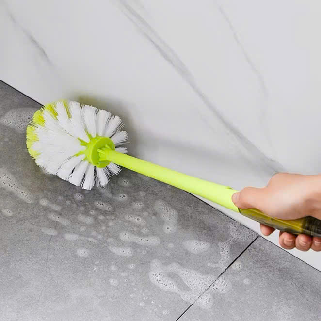 [240] Cọ Toilet Tròn XANH 6060