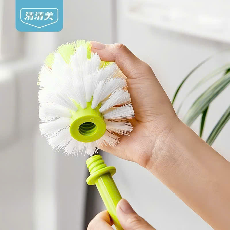 [240] Cọ Toilet Tròn XANH 6060