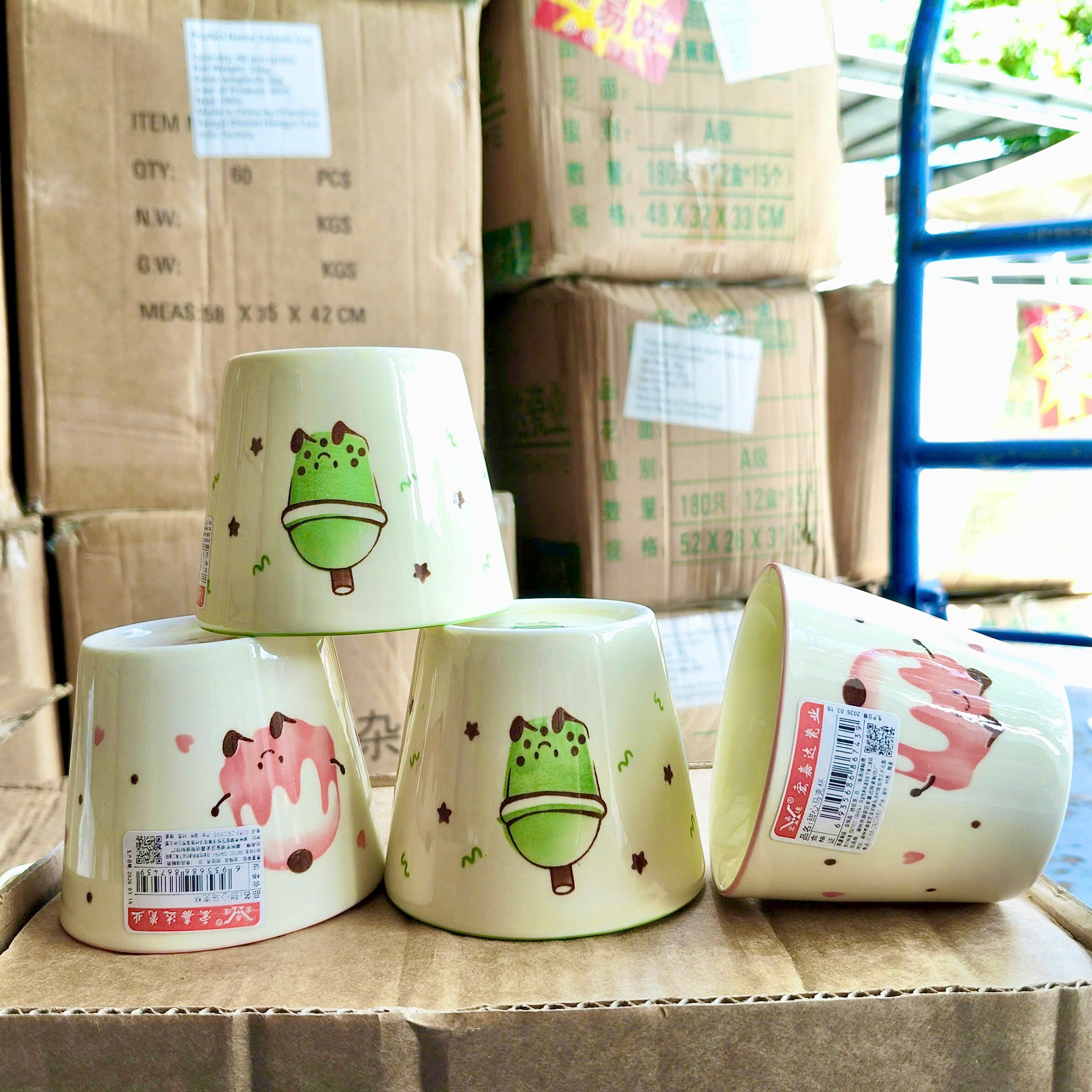 [240] Ly Sứ TRÁI CÂY + BÁNH 3D (V+)