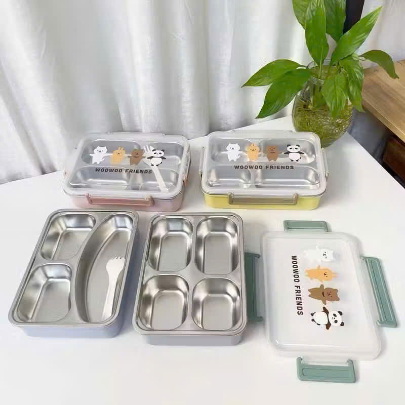 [30] Hộp Cơm 2 Ngăn WOOWOO