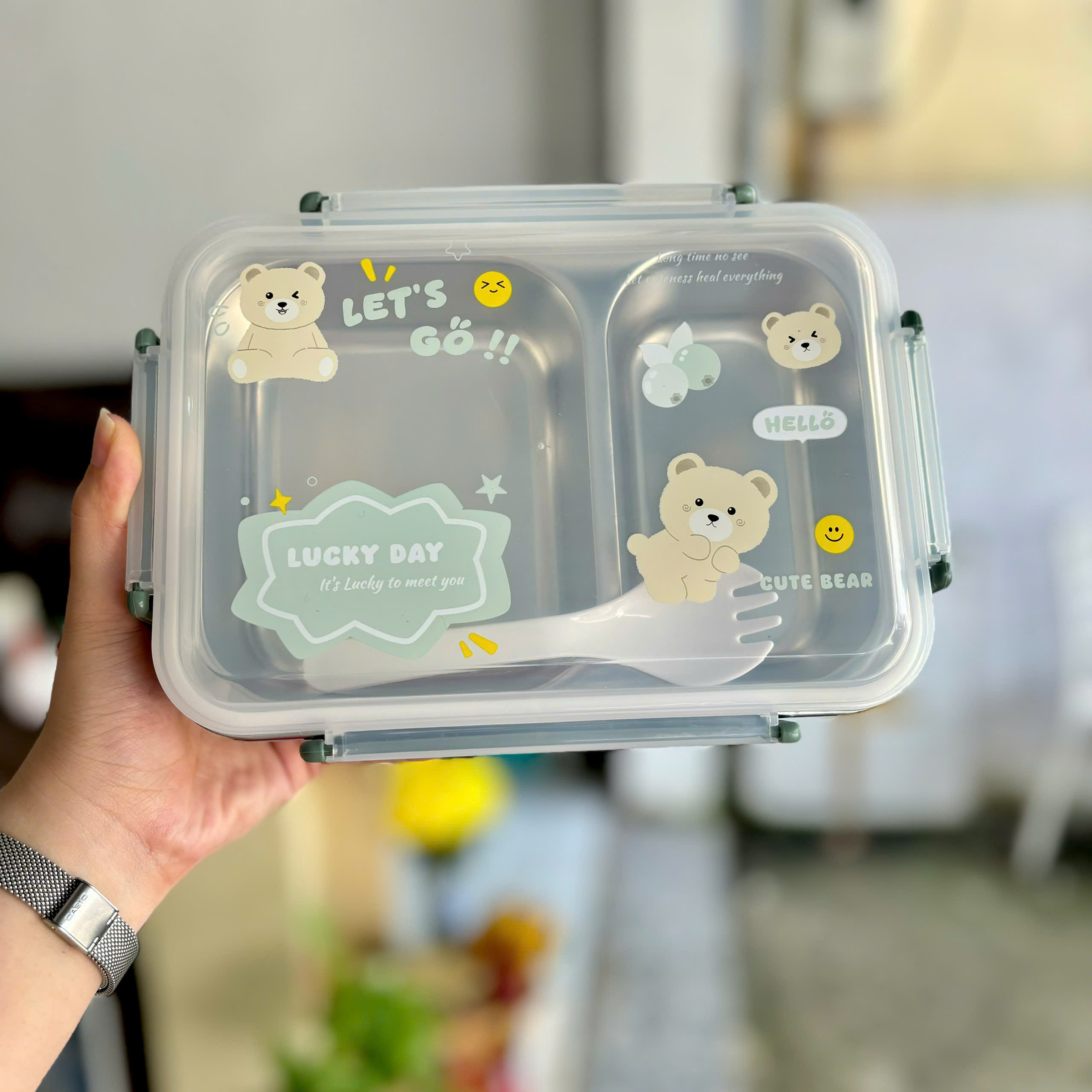 [30] Hộp Cơm 2 Ngăn WOOWOO
