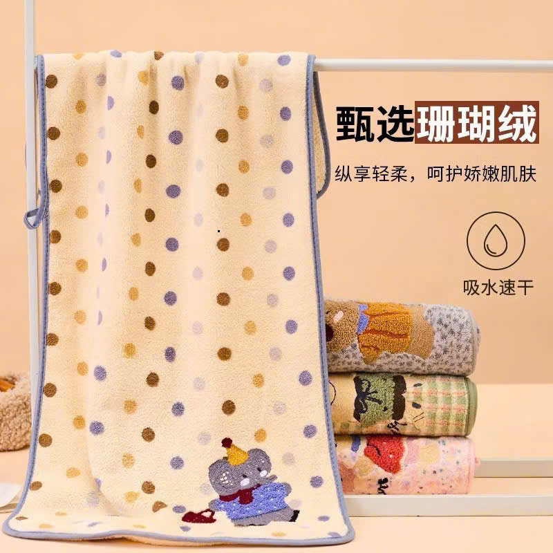 [300] Khăn Mặt Nhiều Họa Tiết 35*75cm NEW