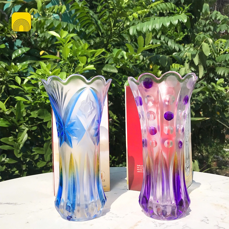 [36] Bình Cắm Hoa Hoạ Tiết 20cm - Loại 2 (NO808)