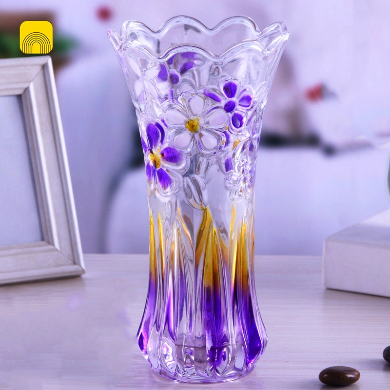 [36] Bình Cắm Hoa Hoạ Tiết 20cm - Loại 2 (NO808)
