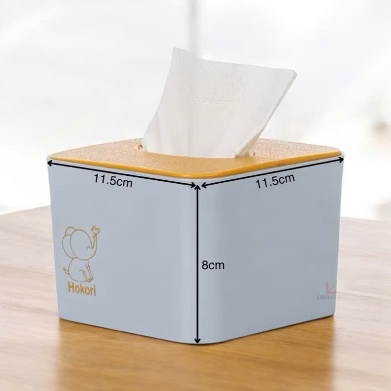 [36] Hộp Đựng Giấy Vuông HOKORI 2736
