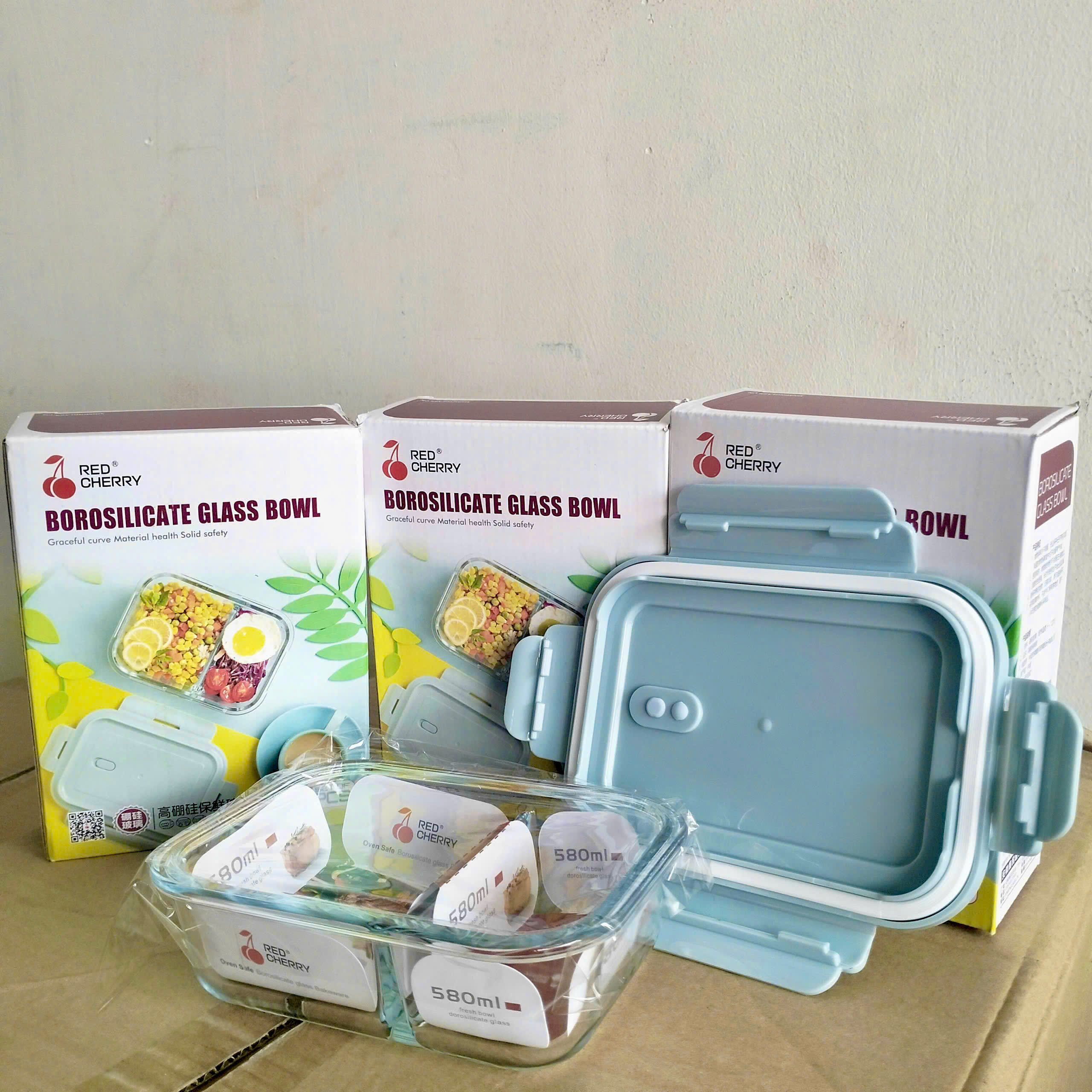 [36] Thố Thủy Tinh 2 Ngăn BX1002 580ml