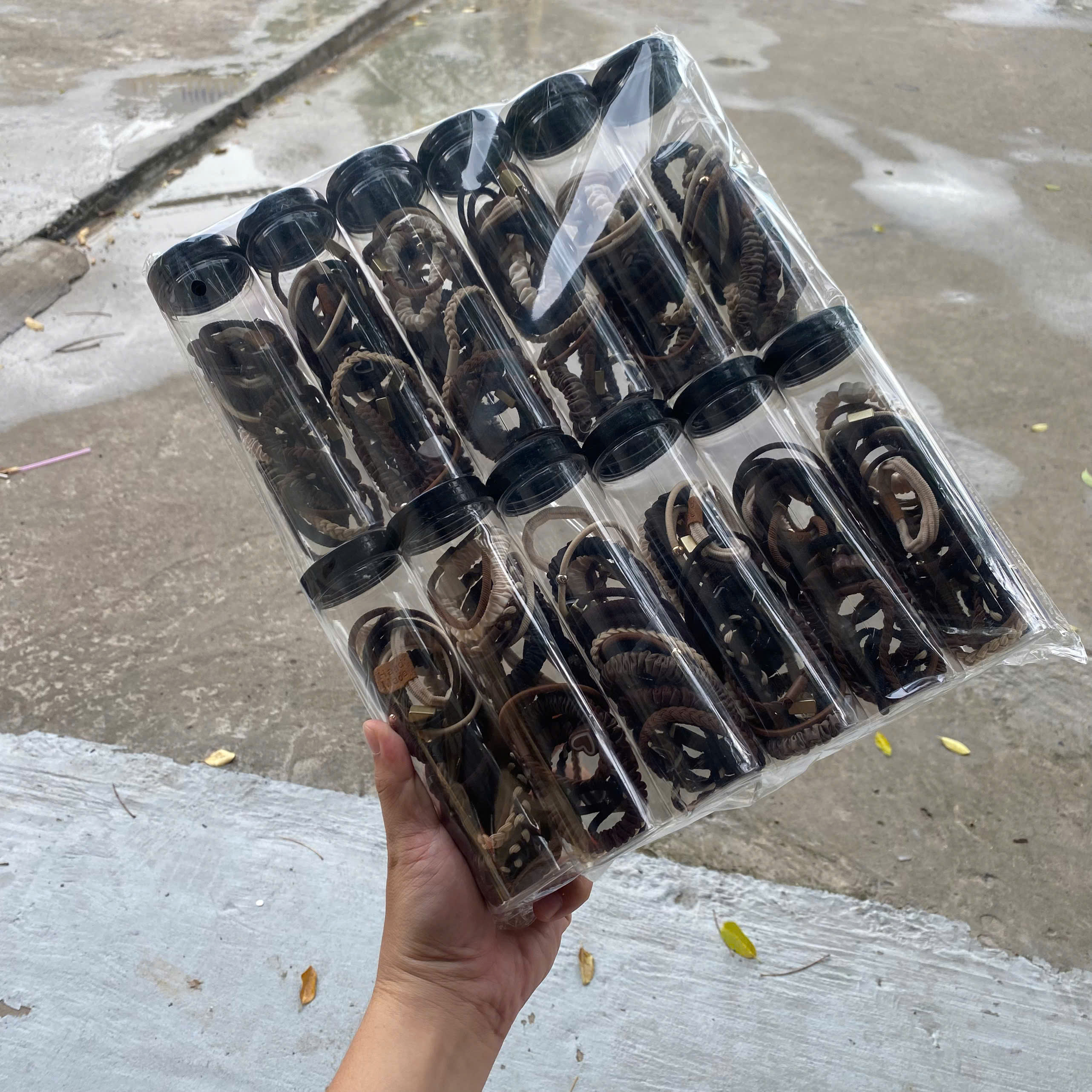 [360] Thun Buộc Tóc Ống 20c