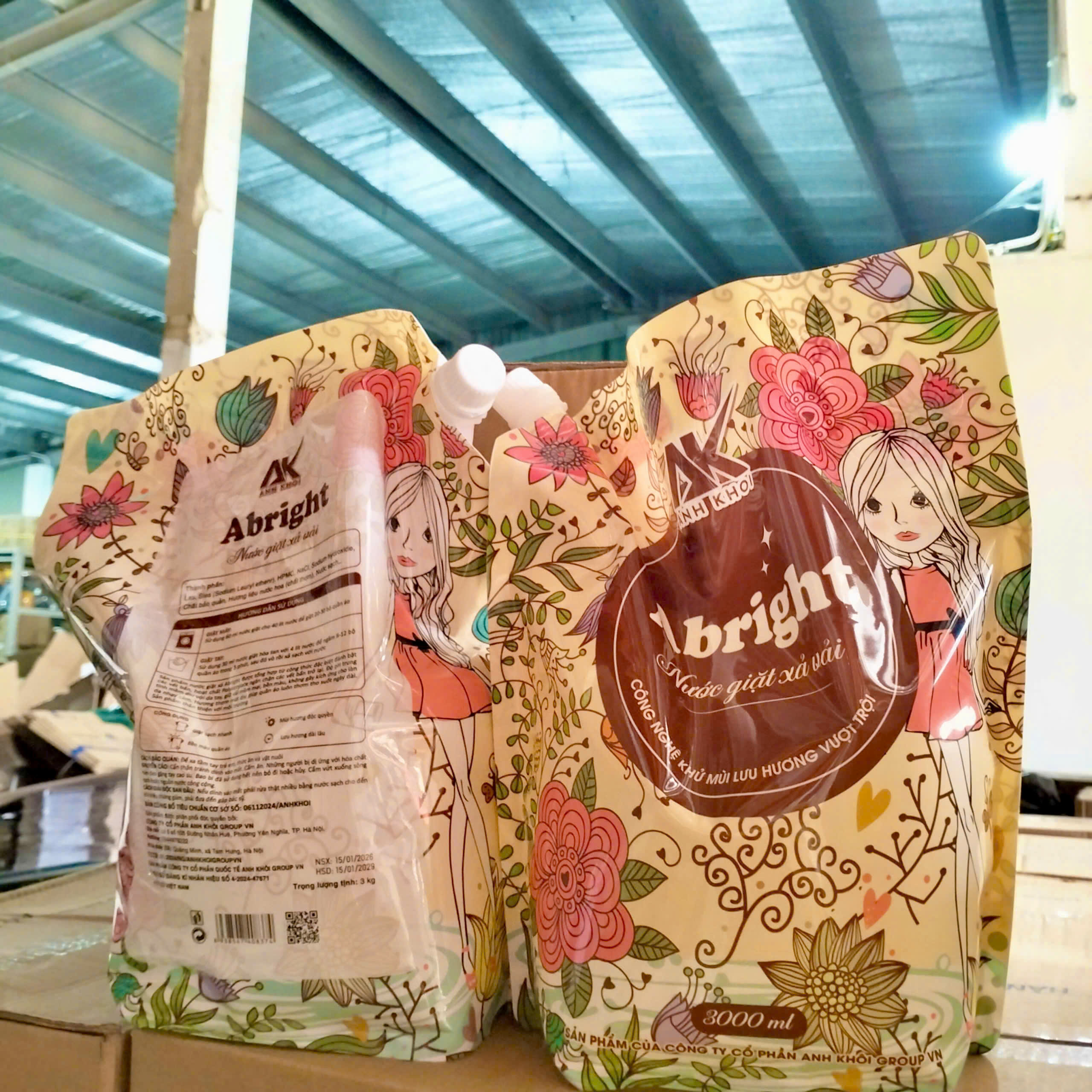 [4] Nước Giặt Abright 3L