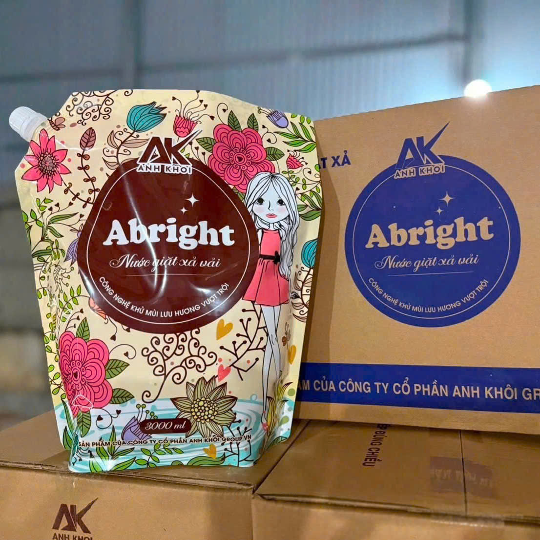 [4] Nước Giặt Abright 3L