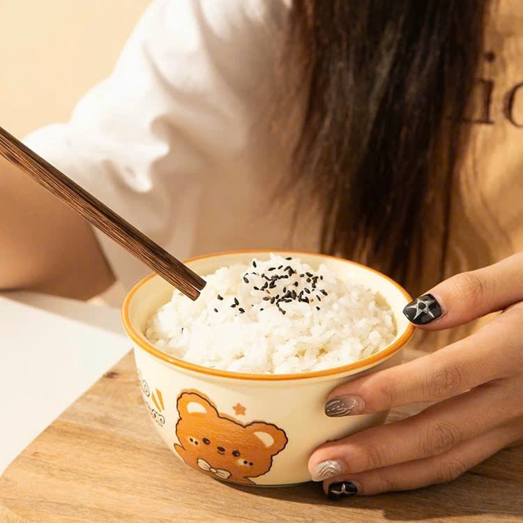 [40] Set 2 Chén Sứ GẤU MIX