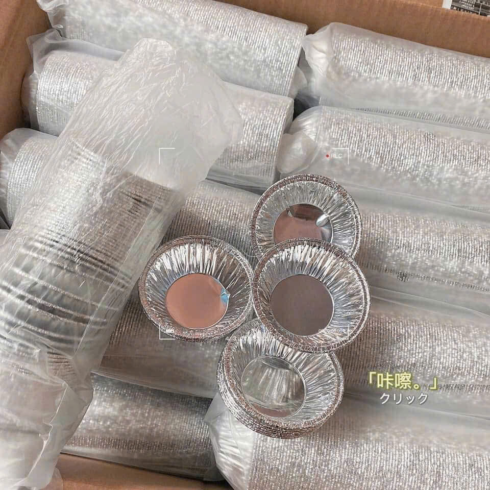 [40] Set 250 Chén Bạc Nướng Bánh
