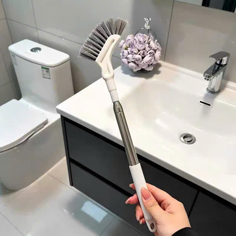[400] Cọ Toilet Cán INOX Đầu Vát