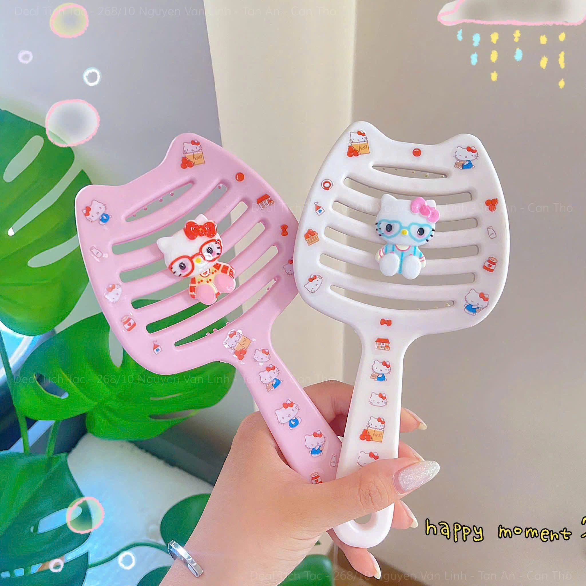 [400] Lược Tạo Phồng Tai Mèo Sticker