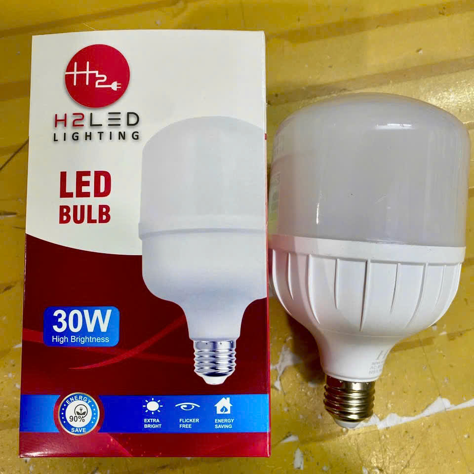 [48] Bóng Đèn Tròn Trụ Trơn 30W - BH 1 Năm