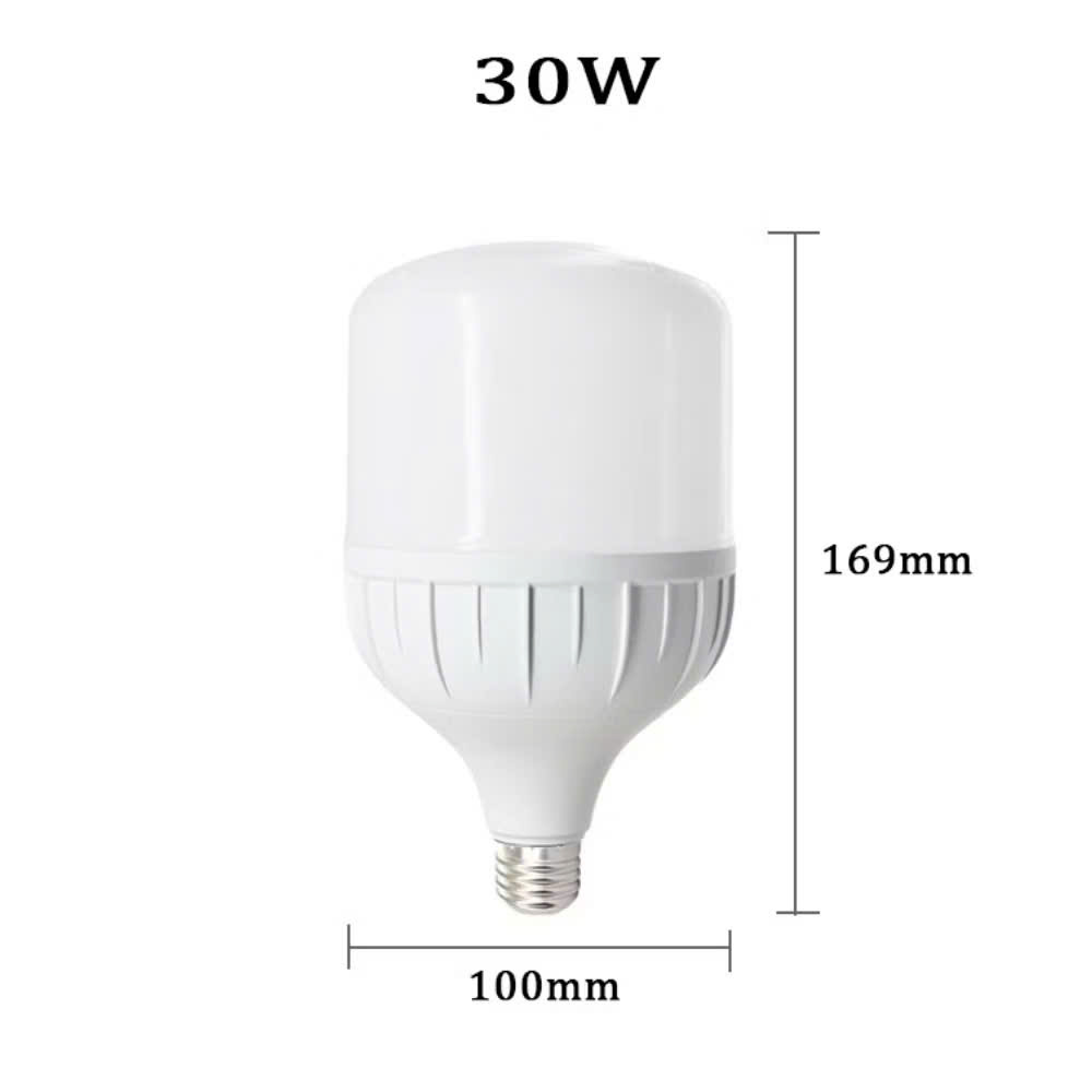 [48] Bóng Đèn Tròn Trụ Trơn 30W - BH 1 Năm